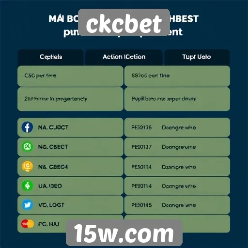 Comparação de métodos de pagamento oferecidos pelo ckcbet